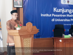 sambutan WR 1 di kunjungan kerja